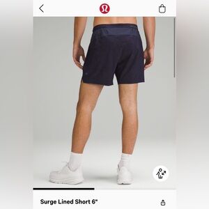 lululemon Men’s size XL Surge Lined 6” shorts